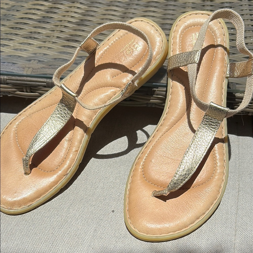 Born Shimmering Gold Women's Sandals
